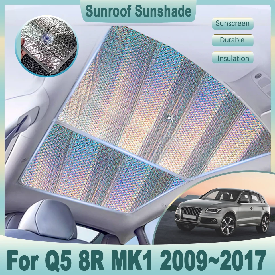 Солнцезащитный козырек на крышу автомобиля для Audi Q5 8R 2009 ~ 2017 MK1 солнцезащитный с