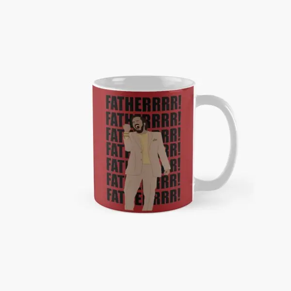 

Классическая кружка Fatherrrr, чашка с изображением кофе, дизайнерская чашка с изображением чая, Подарочная круглая ручка для фотографий, посуд...