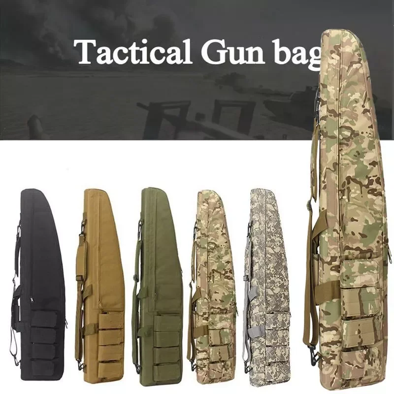 Outdoor Military Sniper Air Gun Rifle Protection Bag 118cm Hunting Accessories Waterproof Tactical Function Equipment Gun Bag