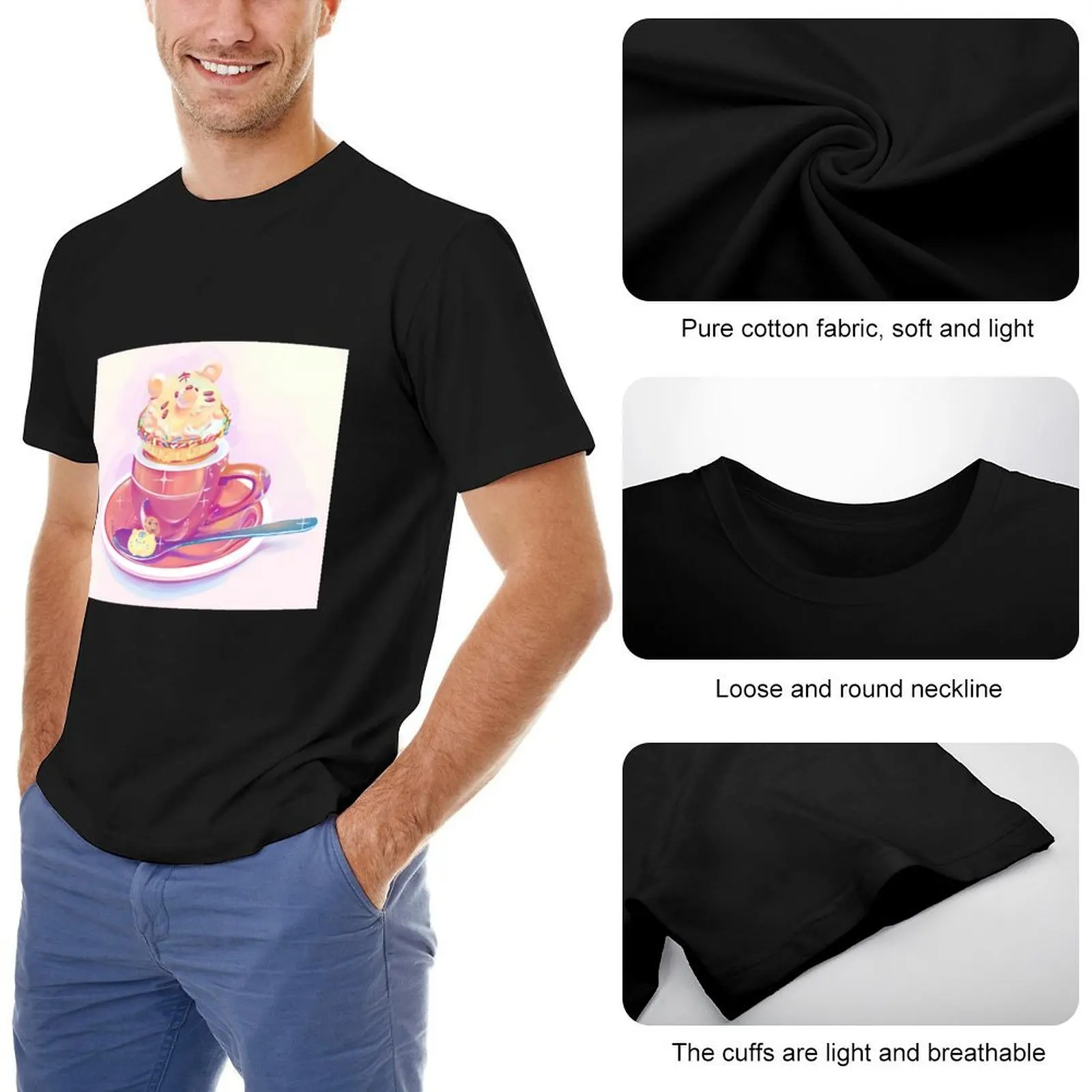 Милая футболка с изображением тигра и мороженого футболки рисунком винтажная