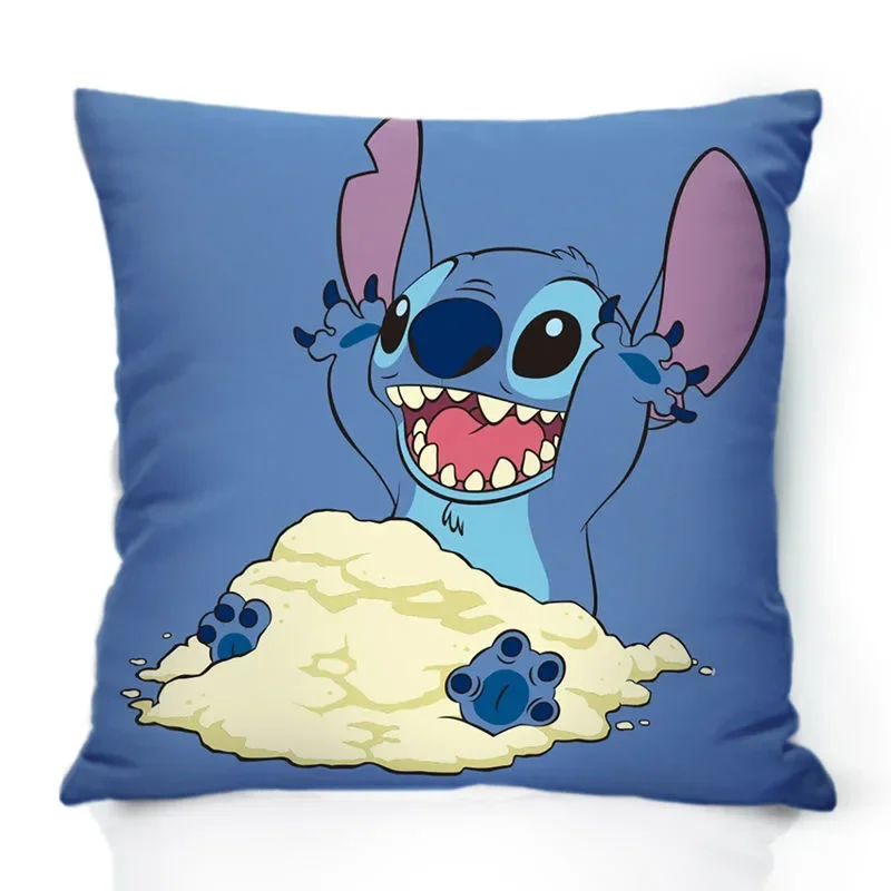 

MINISO Декоративный чехол для подушки Disney Lilo & Stitch 45x45 см