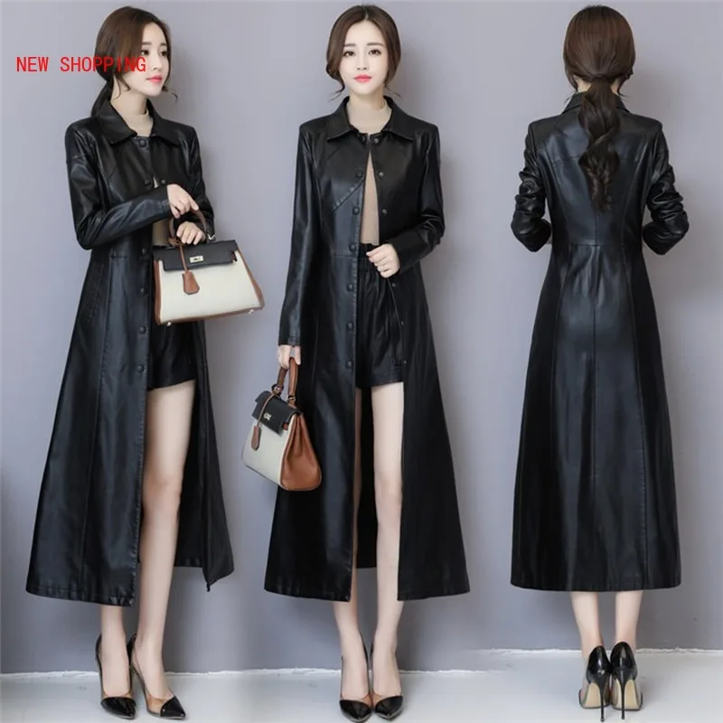 New Women Sheepskin Coat Autumn Winter 2023 Fashion Keep Warm Long Jacket Thicken Genuine Leather Coat Suede Outerwear Female