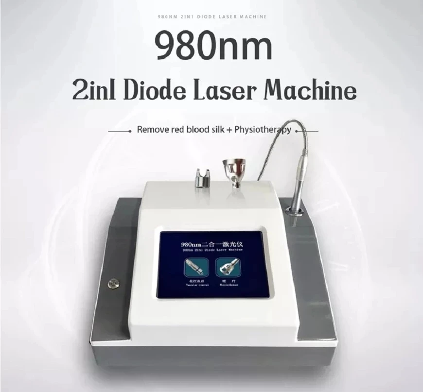 

30w 4 In 1 980nm Multi-Functional Beauty Equipment Diode Varice Curing Machine Spider Veins Nail Fungus Removal Device