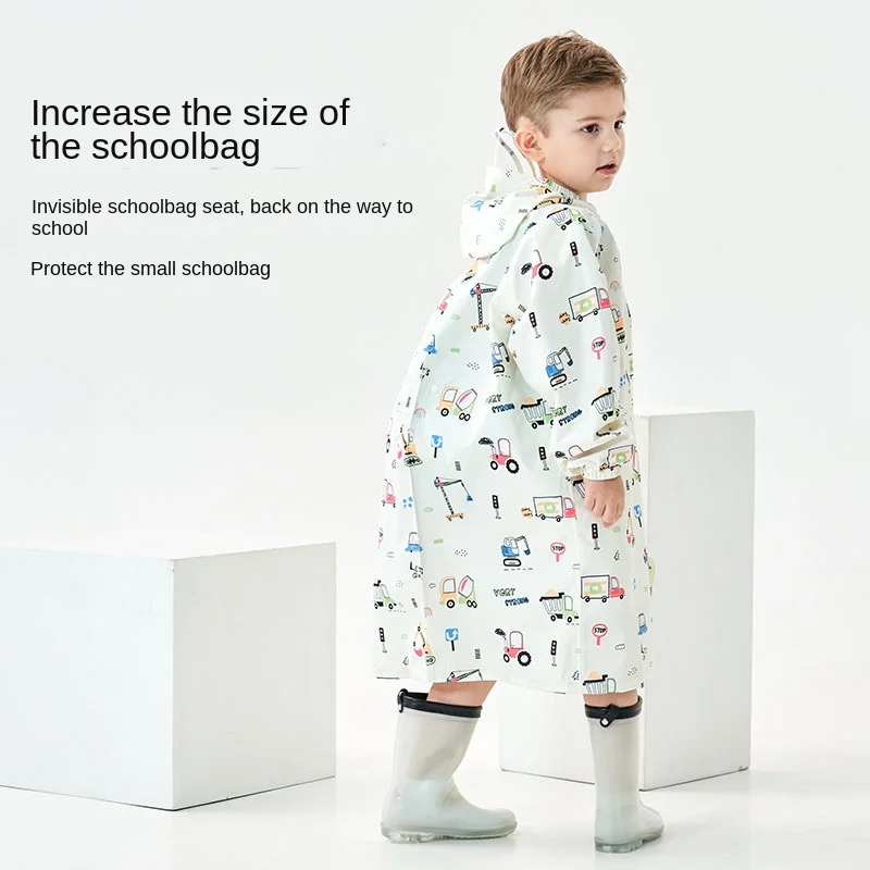 Новый детский дождевик для мальчиков пончо детского сада водонепроницаемая