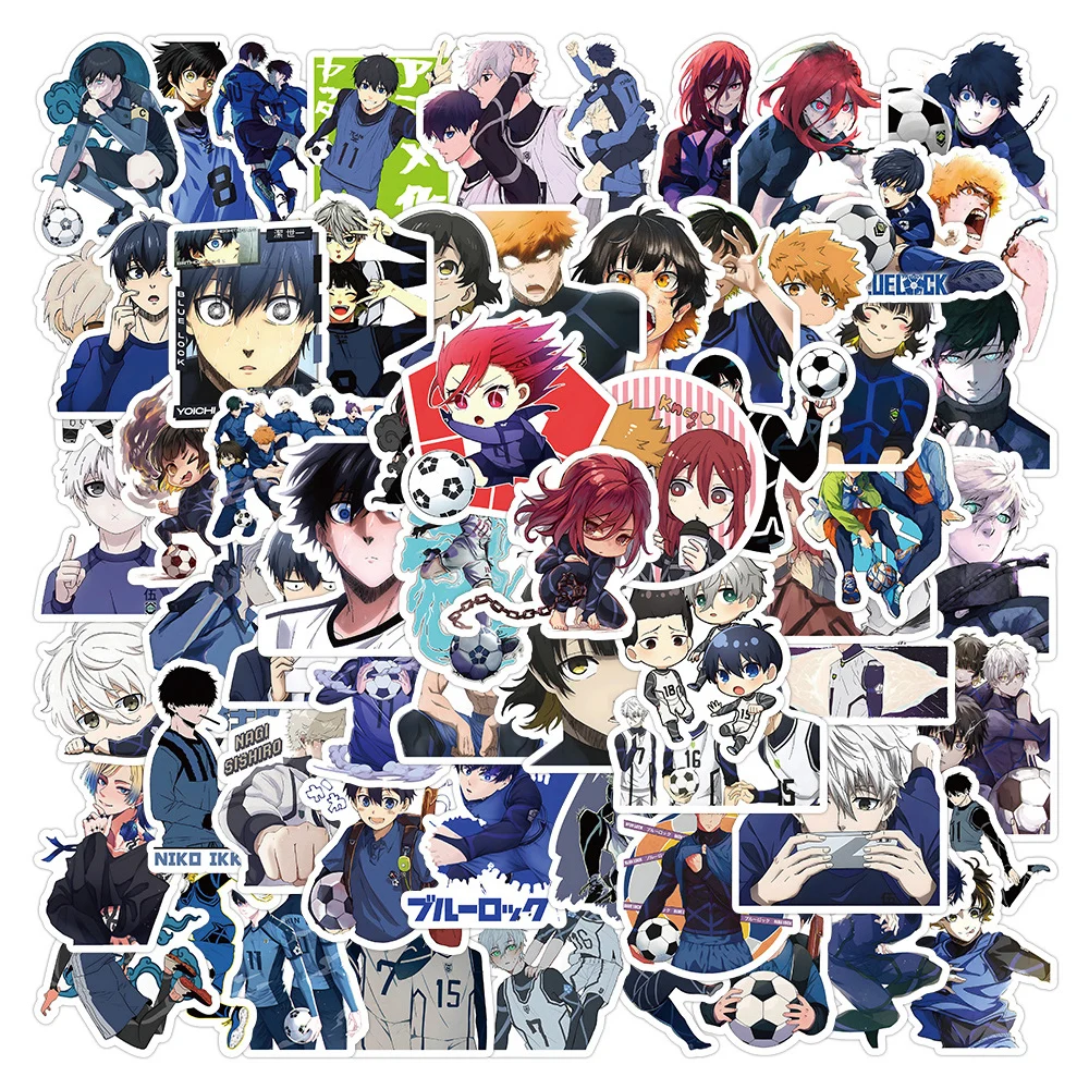 

10/30/50/100pcs Anime BLUE LOCK Stickers for Kids Toys DIY Graffiti Skateboard Laptop Stationery Decoration Cool Sticker Packs