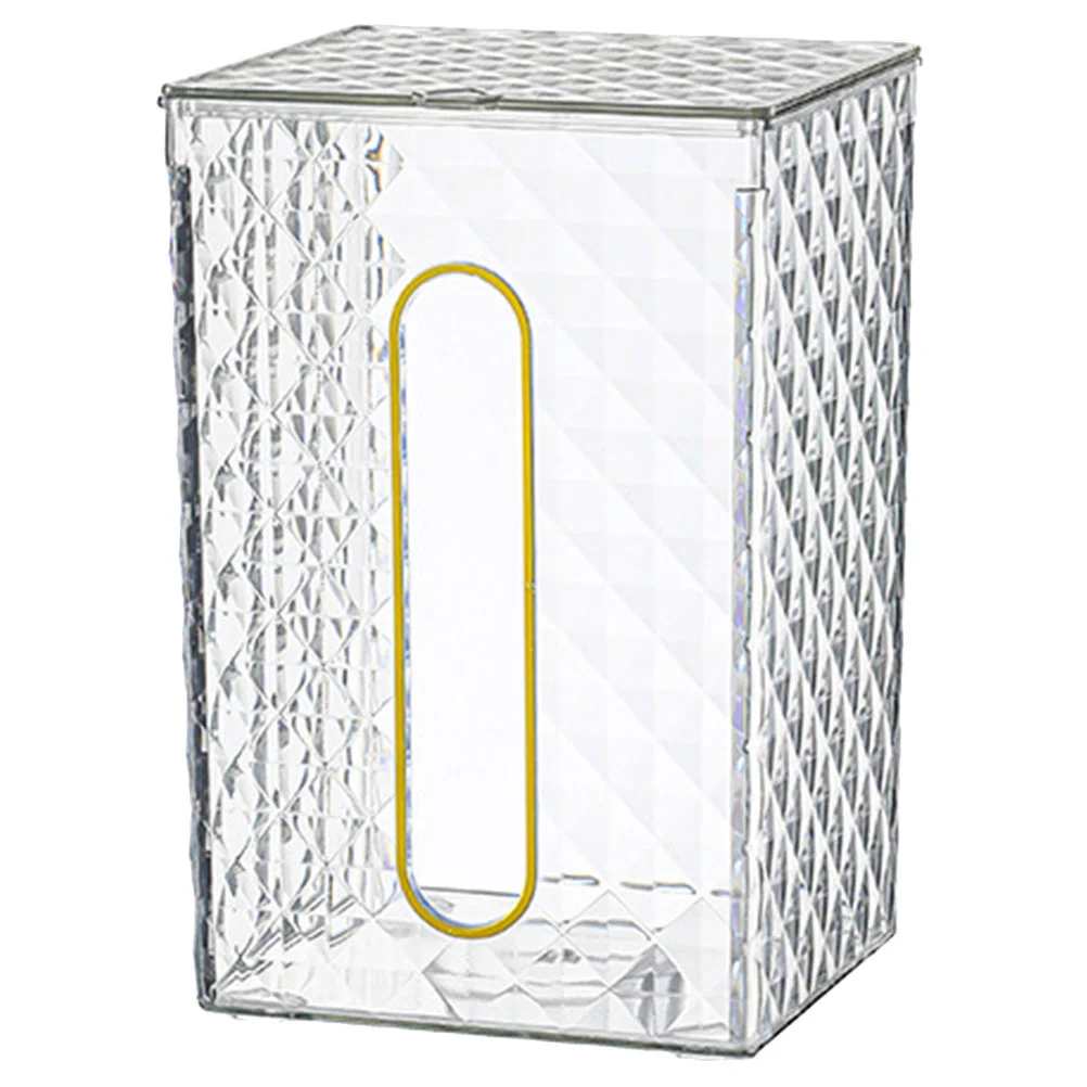

Box Tissue Paper Holder Napkin Dispenser Facial Bathroom Storage Rack Toilet Sheet Dryer Cover Clear Acrylic Case Masksgrocery