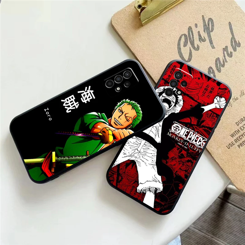 

ONE PIECE Anime Phone Case For Samsung Galaxy A32 4G 5G A51 4G 5G A71 4G 5G A72 4G 5G Soft Coque Liquid Silicon Carcasa Back