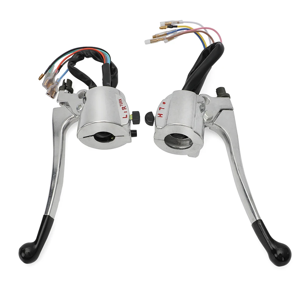 22mm Motorcycle Right and Left Handlebar Switch for Honda CG125 CB125 Zhujiang XF-CG125 Horn Turn Signal Electric Start - купить по