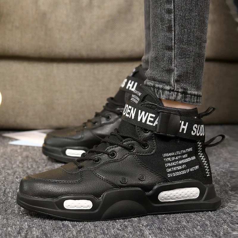 

Sneakers Men High Top Shoes for Men Wild Casual Sports Male Tides Tenis Shoes NEW Outdoor Breathable Training Trainers
