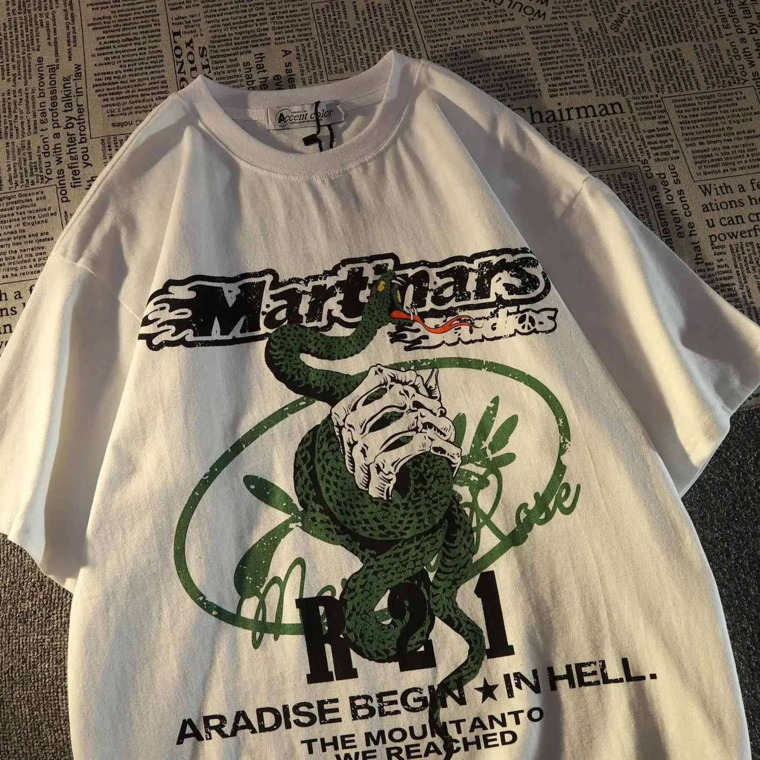 

Женская футболка с круглым вырезом, Винтажная Футболка большого размера с принтом в стиле Харадзюку, Y2k, лето 2022