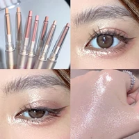 shiny eyeshadow lying silkworm pencil face makeup highlighter long lasting glitter pearlescent matte brighten eye makeup pencil