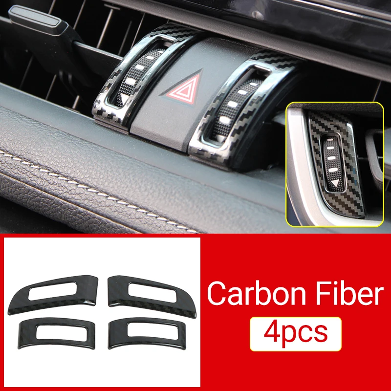 

Нержавеющая сталь автомобильный центральный кондиционер, вентиляционное отверстие, накладка, наклейки для Toyota RAV4 XA50 2019-2021 2022 2023 2024