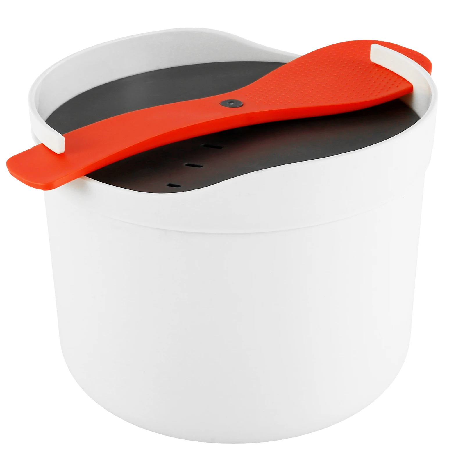 Рисоварка микроволновая 2 л термостойкая из пищевого полипропилена