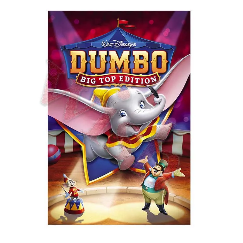 Dumbo фон детский день рождения украшение мультфильм баннер виниловый полиэстер