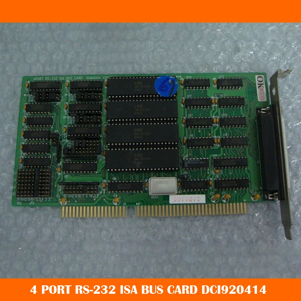 

4 PORT RS-232 ISA BUS CARD DCI920414 For Decision Computer Original Quality Fast Ship Work Fine