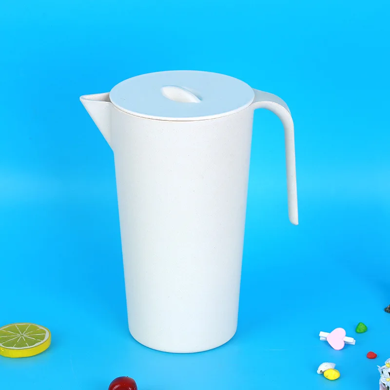 

Bamboo fiber cold water bottle new creative home living room portable degradable large capacity cold water bottle set