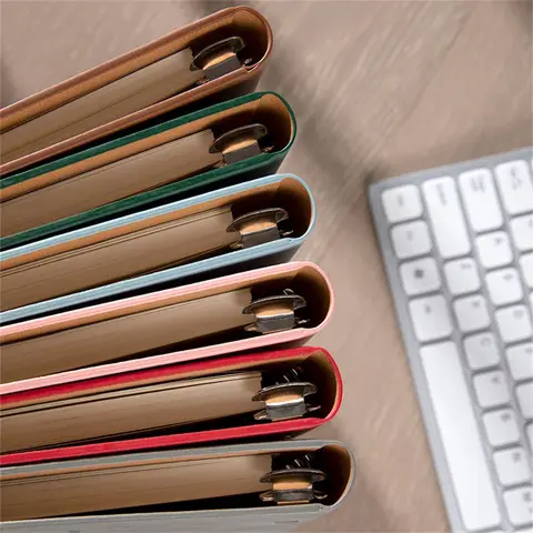 Дневник, повестка дня, 6-отверстий, блокнот на катушке, тетради, переплет, спиральный блокнот, блокнот с вкладышами, журнал, ежедневный еженедельник