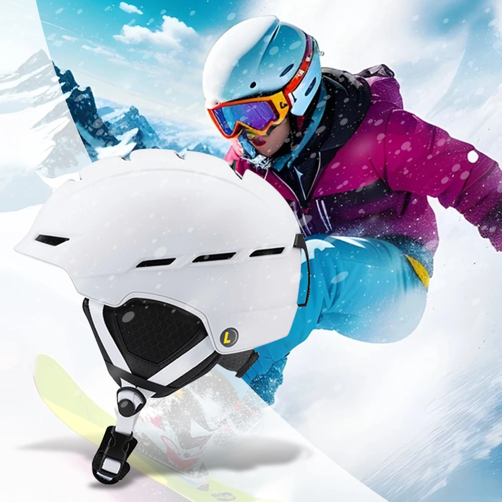 Лыжный шлем для скейтборда противоударный лыжный защитный регулируемый легкий