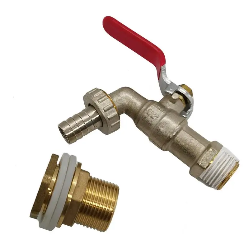 

Barrel Joint Durable Plastic Brass Faucet Valve Adapter Fitting Valve Accessories For Home Garden Faucet Nozzle Accossery