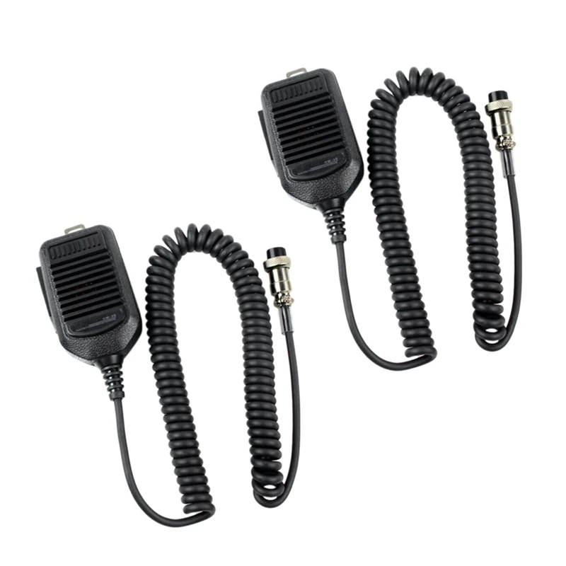 

2X HM-36 Hand Speaker Mic Microphone For ICOM Radio IC-718 IC-78 IC-765 IC-761 IC-7200 IC-7600