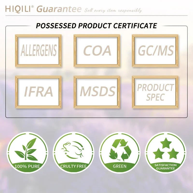 HIQILI ароматная лампа-натуральная тема | Лучший 6 Подарочный набор для ароматерапии