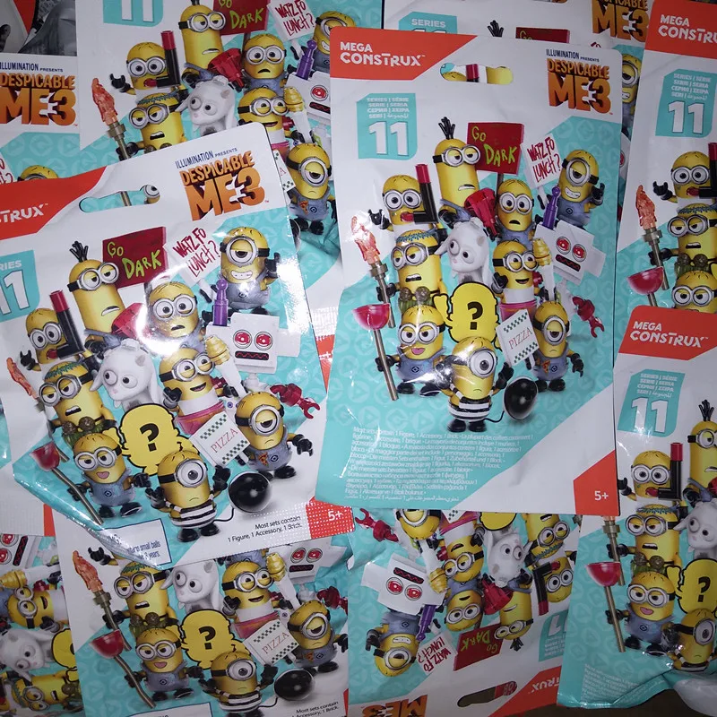 

MEGA Despicable Mes Miniones Blind Bag Q Version Mini Model Anime Cartoon Characters Desktop Decor Dolls Kid Gift