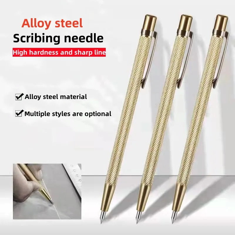 

Sheet Pen Lettering Diamond Scratch Hand Wood Tungsten Steel Plate Engraving Metal Iron Marker Tools Glass 1/3pcs Needle Metal