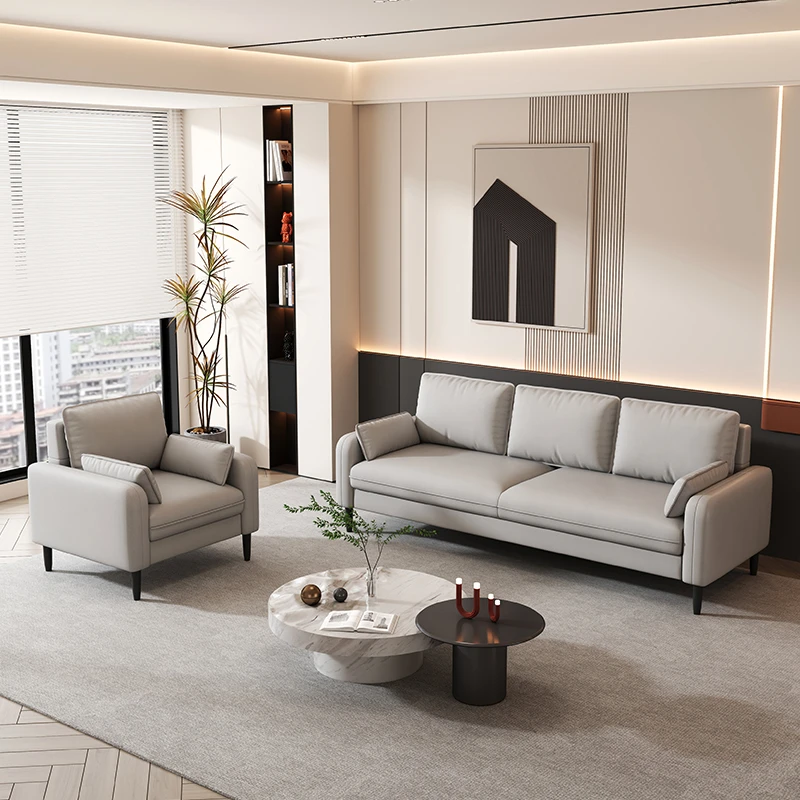 Расслабляющий квадратный скандинавский диван для женщин 3 места напольные