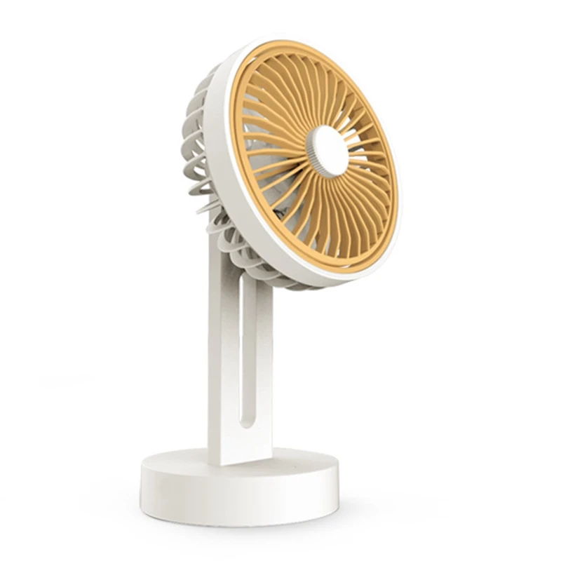 

New Outdoor Portable Handheld USB Charging Small Fan Mini Silent Desktop Small Fan 180 Degree Rotating Fan