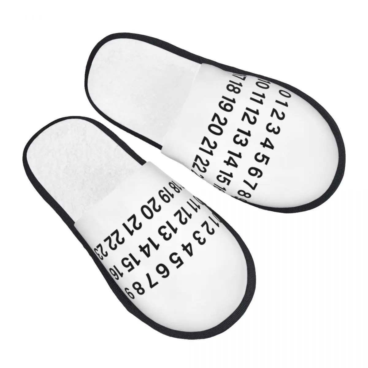 Custom Martins Letter Margielas Letters Print Memory Foam Slippers Women Cozy Warm House