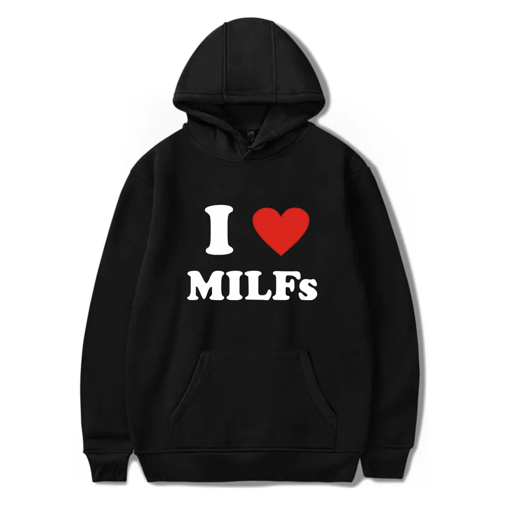

Толстовка мужская с надписью «I Love MILFs»