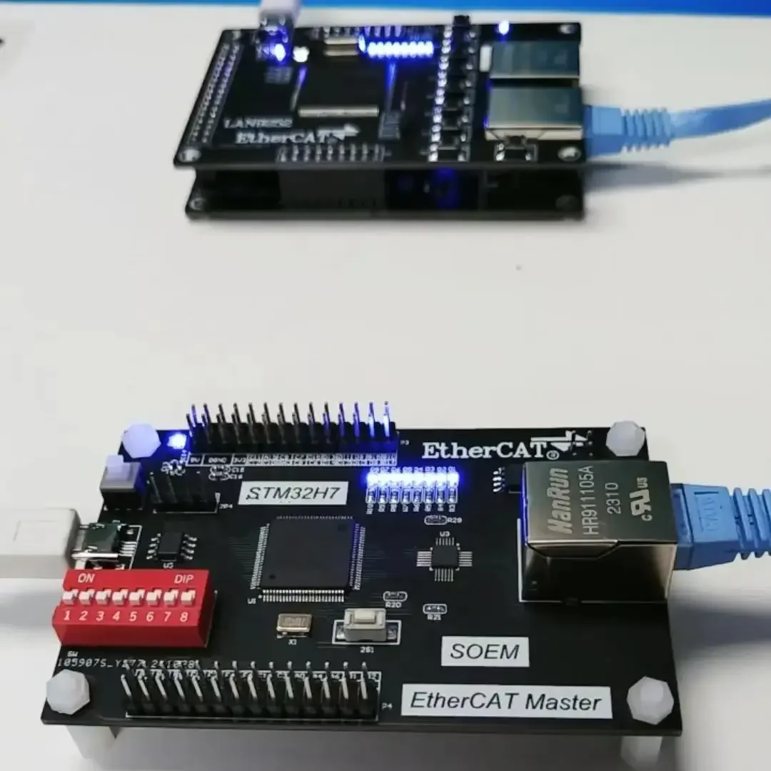 Фото Мастер-станция EtherCAT FMT .SOEM STM32H743 поддерживает LAN9252, AX58100, ET1100 и другие подчиненные станции. №2
