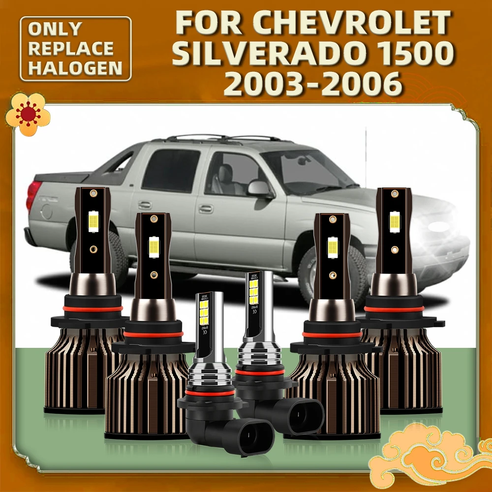 Auto Headlamps 12v For Chevrolet Silverado 1500 Year Replacement 2003 2004 2005 2006 Fog Light