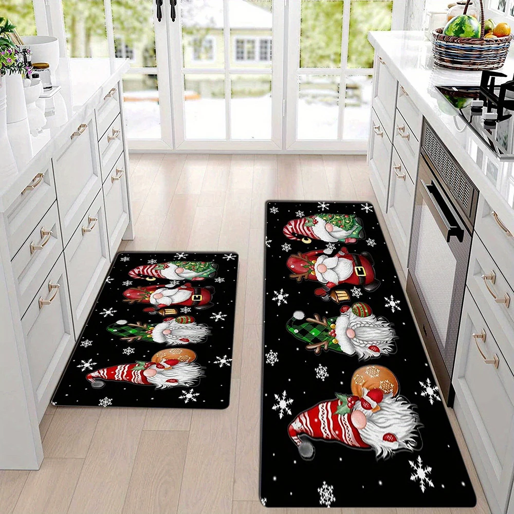 Фетровые кухонные ковры Санта-Клаус