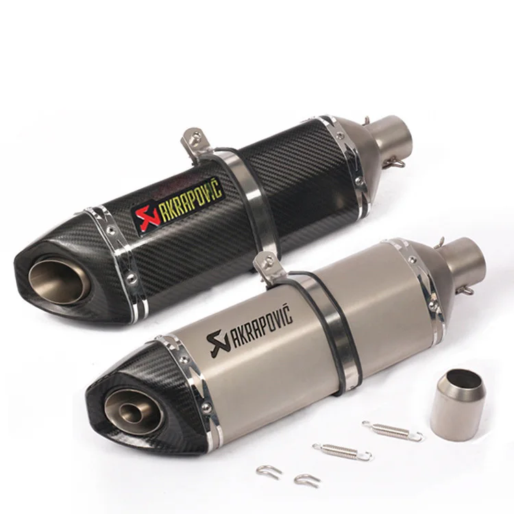 

Suitable for ZX6R little Ninja GSX600 forza300 Huanglong 600r3r6 motorcycle modified inclined hexagonal exhaust pipe