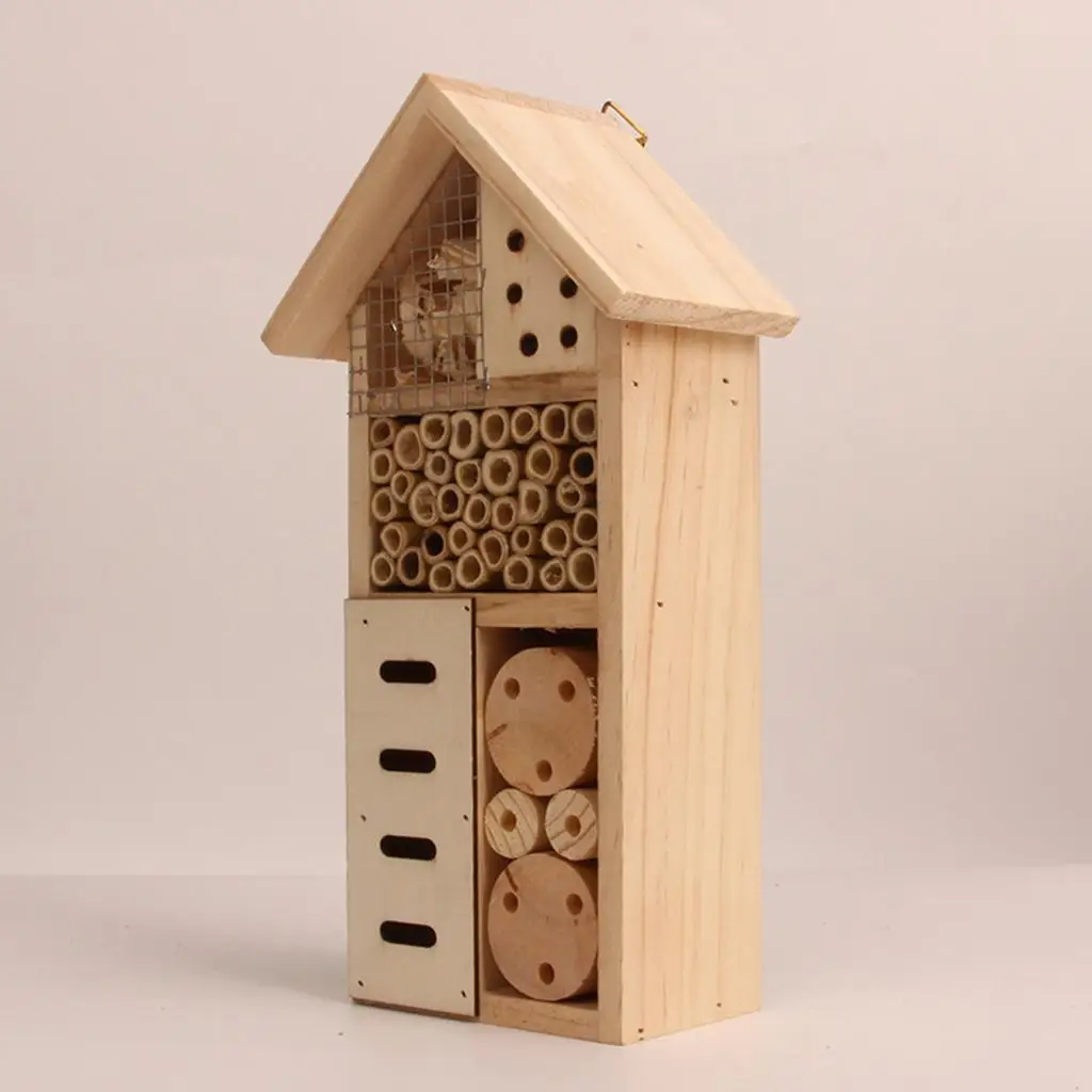 

Wooden Insect Hotel Nesting Shelter Lacewings House for Outdoor