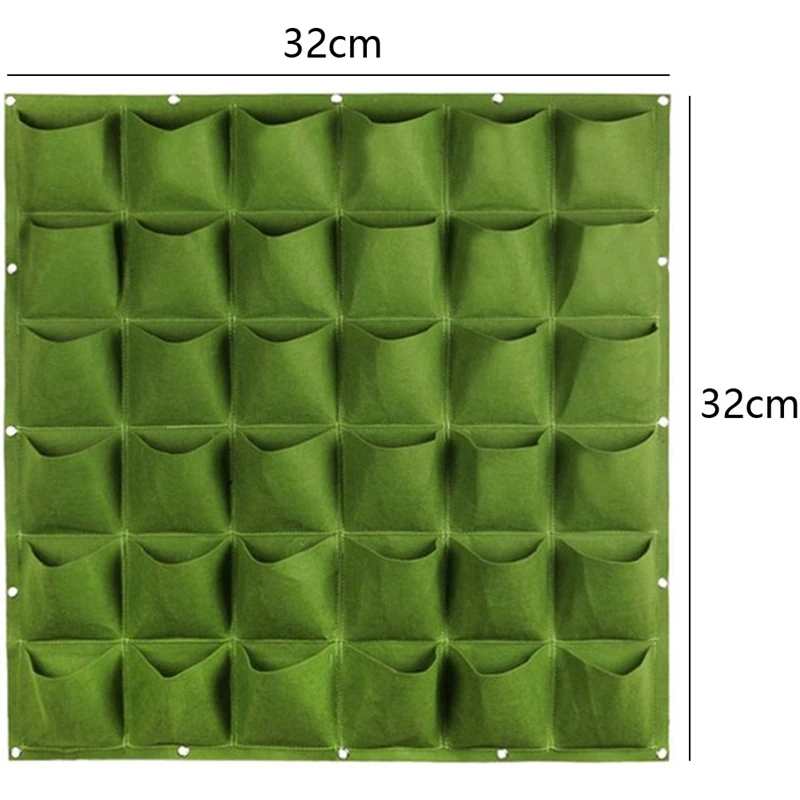 Настенные карманы для посадки водонепроницаемый садовый мешок выращивания
