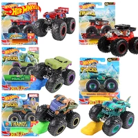 original hot wheels car monster truck diecast 164 voiture plus crushable car shark wreak kid boy toy for children birthday gift