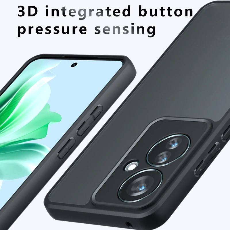 Фото Чехол с подушкой безопасности Skin Sensation для Oppo Reno 11 F Mircropyle, задняя крышка для Oppo Reno11 F, чехол для телефона Fundas Reno 11F №4