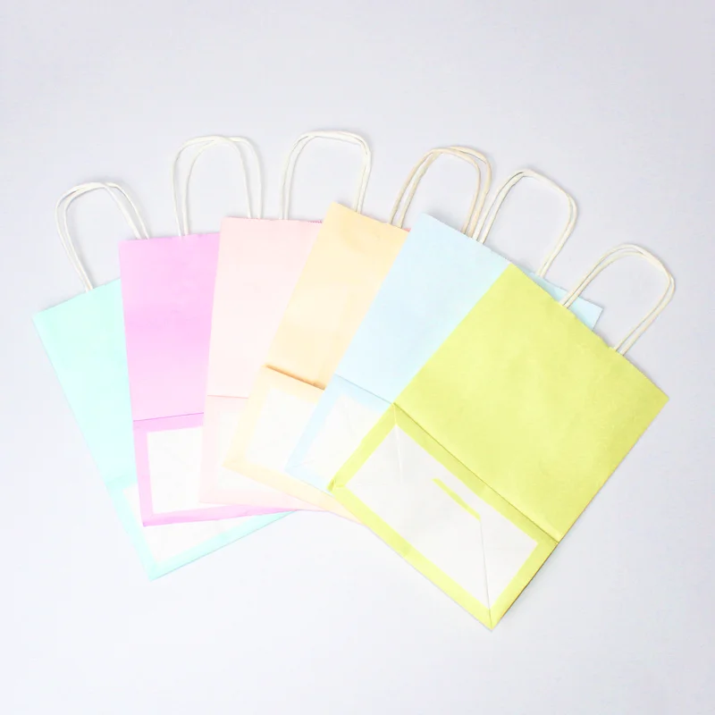 6 шт. разноцветные пастельные пакеты | Дом и сад