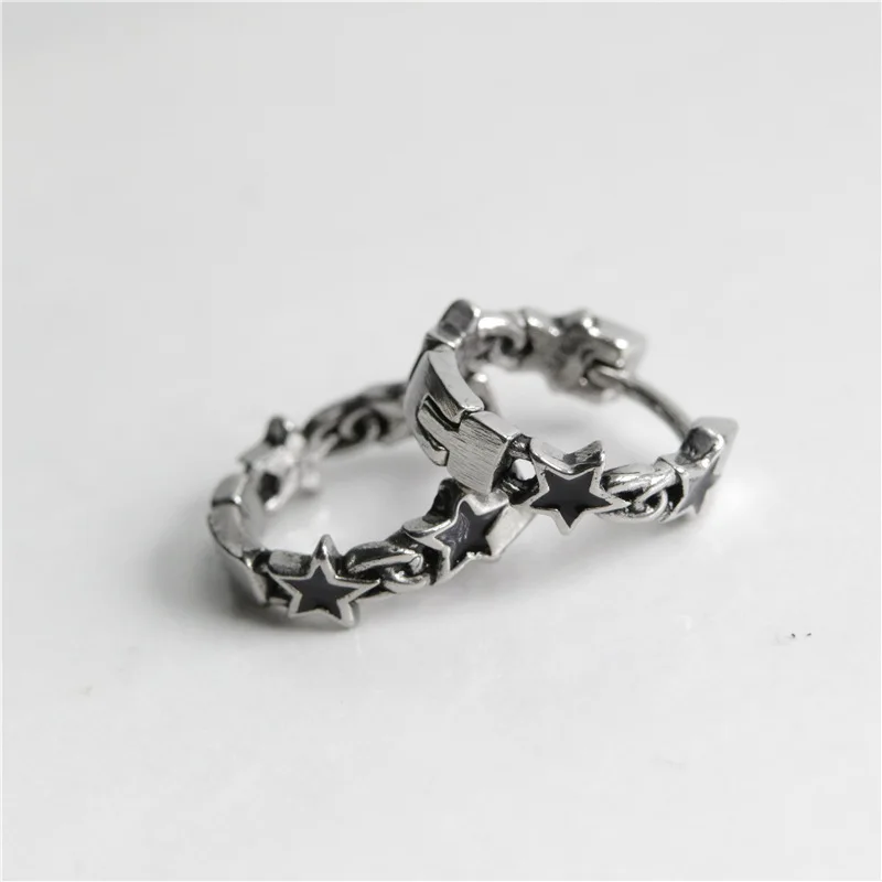 

Мужские серьги из титановой стали в стиле ретро