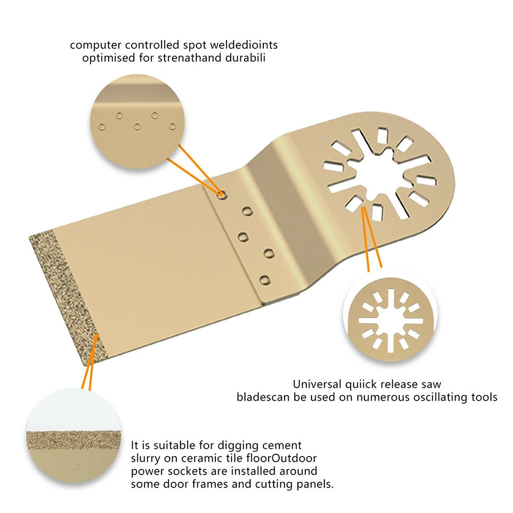 Набор осциллирующих многофункциональных лезвий для пилы твердосплавное