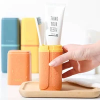 bathroom toothbrush cup portable outing wash cup cover travel toothbrush cup toothbrush toothpaste storage box