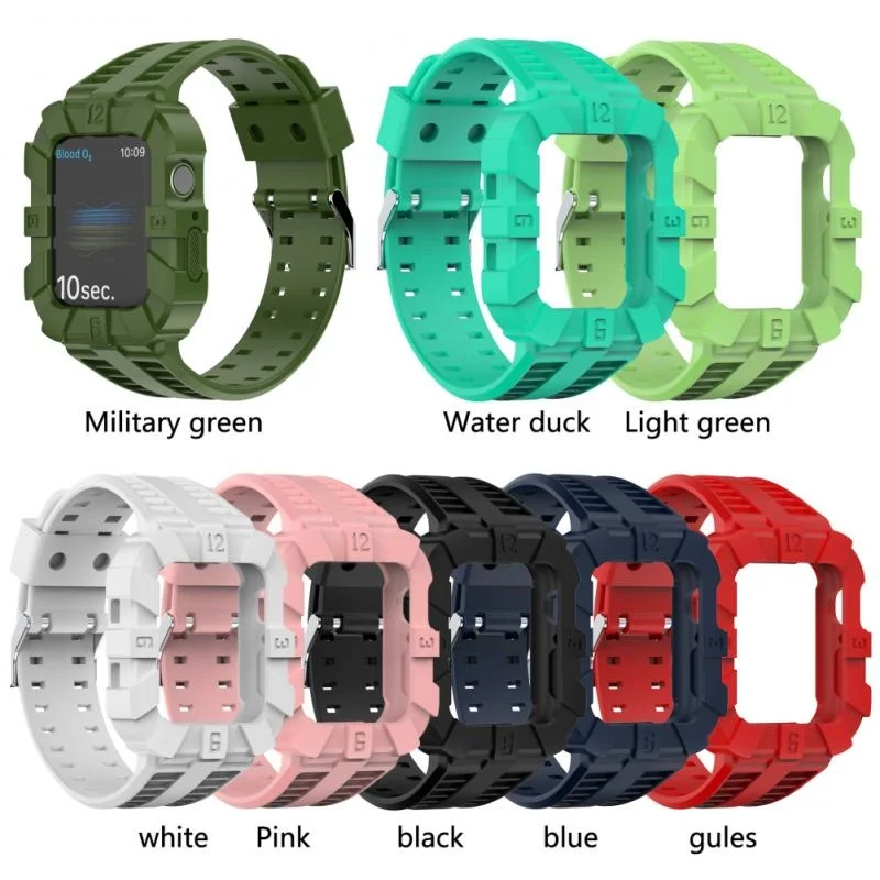 

Ремешок для Apple Watch 6/SE, противоударный сменный Браслет из ТПУ для Apple Watch 1/2/3/4/5/6