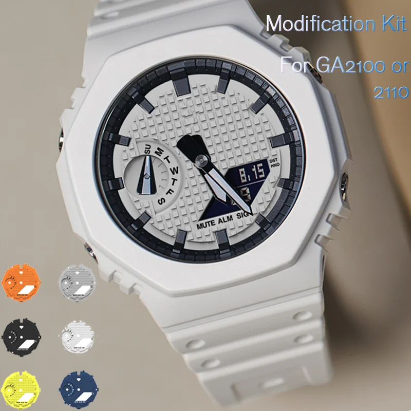 

Watch Plate Modification for G-shock GA-2100 DIY Personality Watch Dial Casioak for G-Shocks GA2100 GA2110 Luminous Accessories
