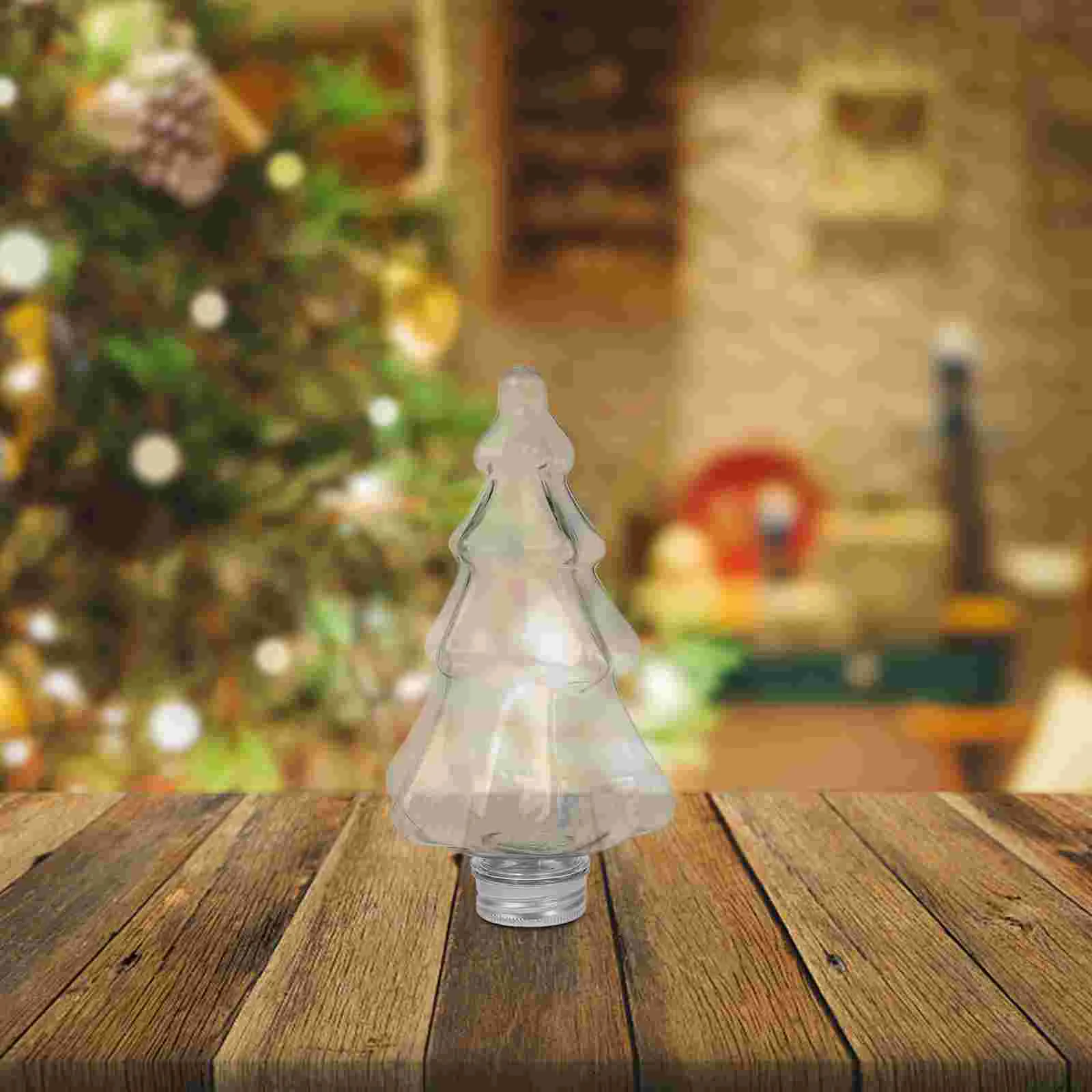 10 шт. рождественские декоративные бутылки в форме рождественской елки подвеска