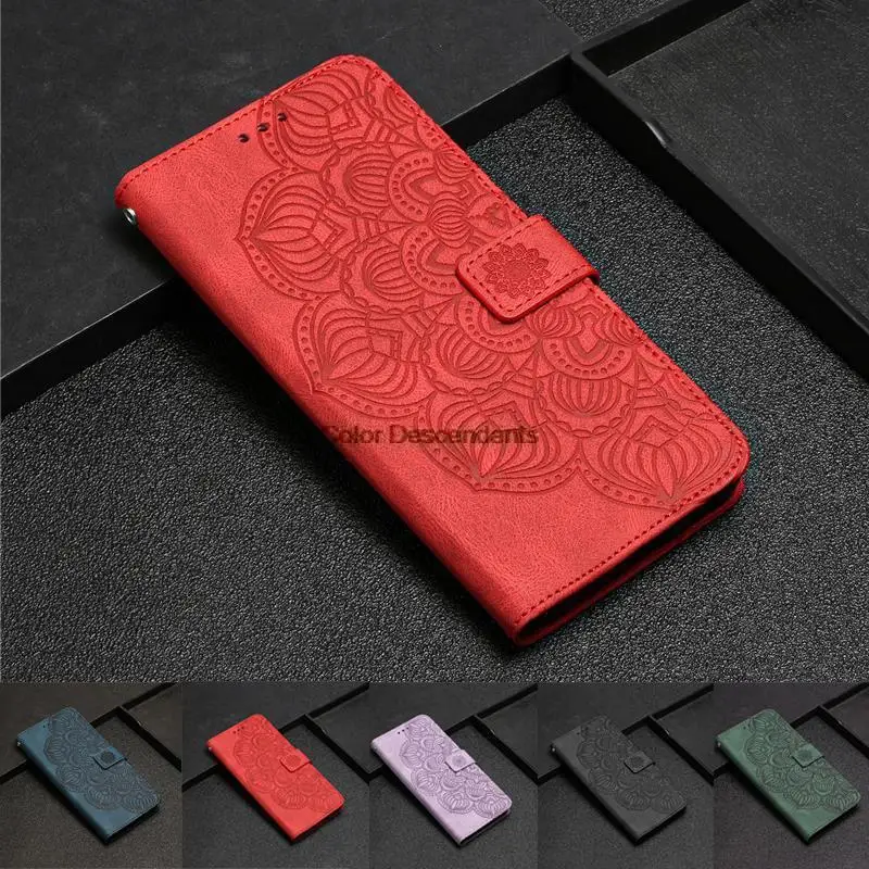 For Vivo Y21s Flip Case Leather 360 Protect 3D Mandala Wallet Book Cover Shell Vivo Y 21s Case vivo y 21s 6.51" Phone Cover bags