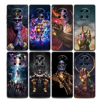 phone case for huawei y6 y7 y9 2019 y5p y6p y8s y8p y9a y7a mate 10 20 40 pro rs soft case marvel thanos hero aengers