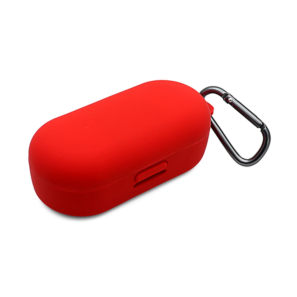 

Protective Washable Dustproof Shockproof Silicone Case Skin Cover Bag for Bose Sport Wireless Earbuds With Carabiner Keychain