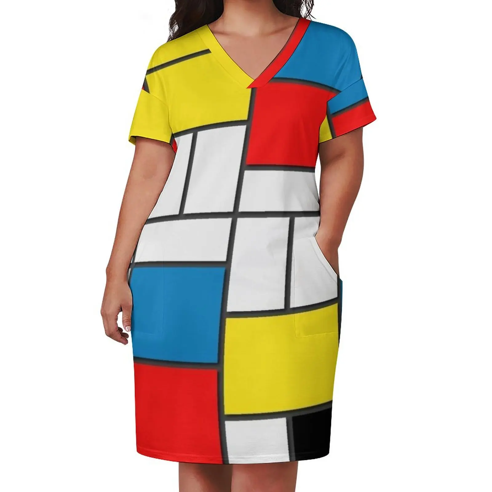 Платье Piet Mondrian - Tableau Neo из полиэстера